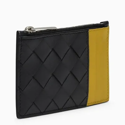 Bottega Veneta Blue/ochre Blue Cardholder