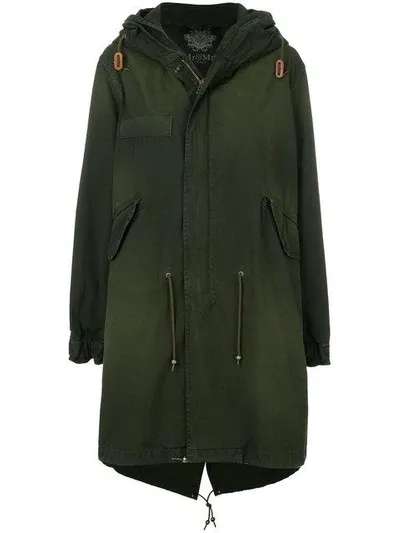 Mr & Mrs Italy Hooded Parka In Green