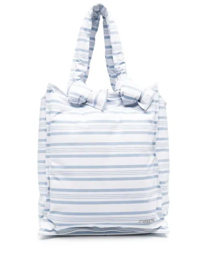 Jacquemus Le Cuscinu Pillow Tote Bag In White