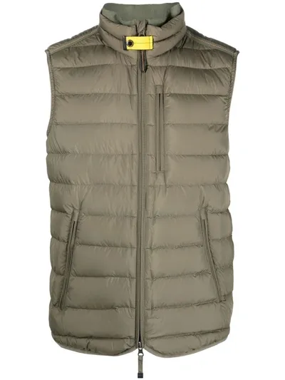 Parajumpers Quilted Down Gilet In Green