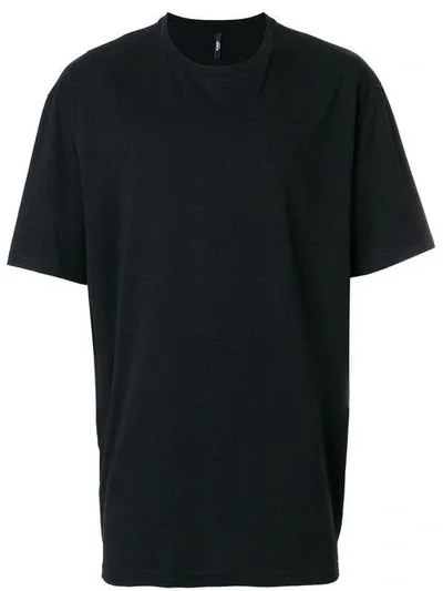 Versus Side Zip Fastening T-shirt In Black