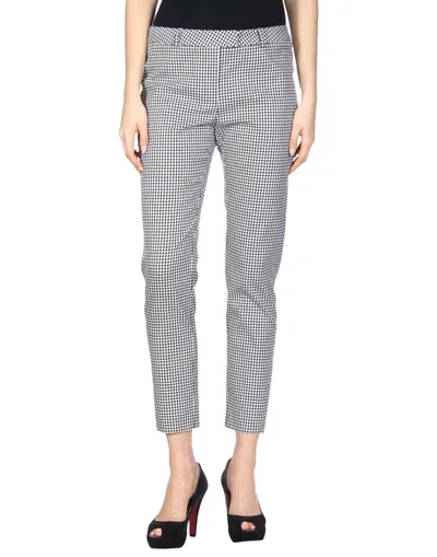 Altuzarra Pants In Black Ivory Gingham