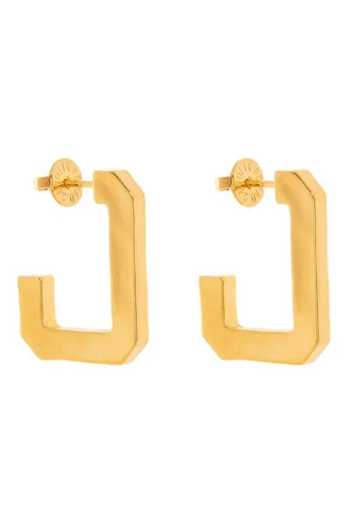 Zadig & Voltaire Brass Hoop Earring In Old_gold