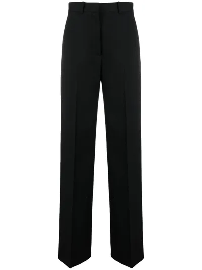 Lanvin High-rise Tailored Trousers In Black