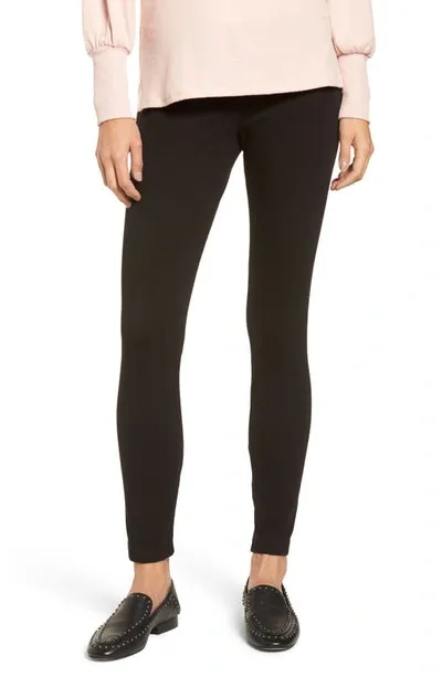 Lyssé High Waist Denim Leggings In Black