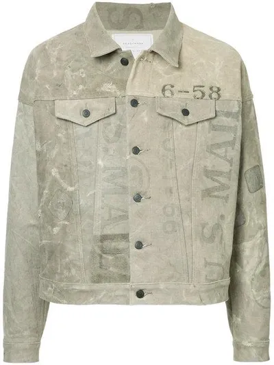 Readymade Short Buttoned Jacket In White