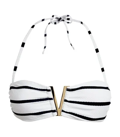 Heidi Klein Long Island Bandeau Bikini Top In Nautical