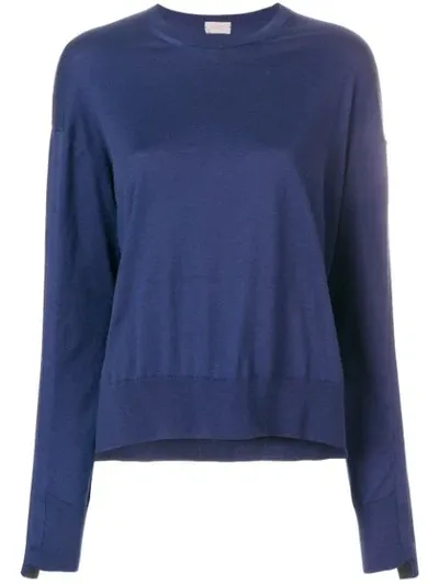 Mrz Knitted Sweatshirt In Blue