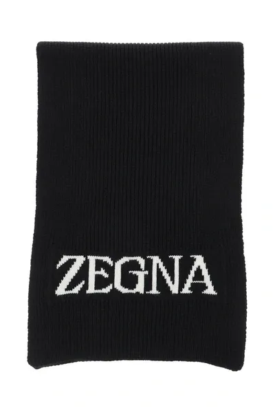 Ermenegildo Zegna Zegna Techmerino Scarf In Black