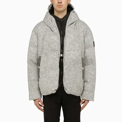 Stone Island Shadow Project Melange Padded Jacket In Grey