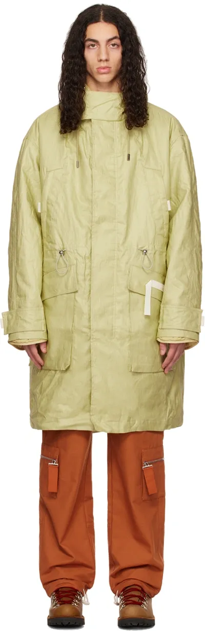 Jacquemus La Parka Cozi Coat In Green