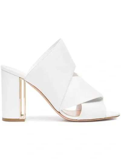 Nicholas Kirkwood White Nini 90 Leather Sandals