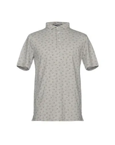 Bagutta Polo Shirts In Grey