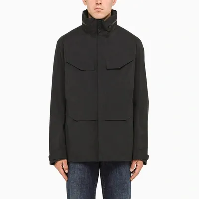 Arc'teryx Black Nylon Multi-pocket Jacket