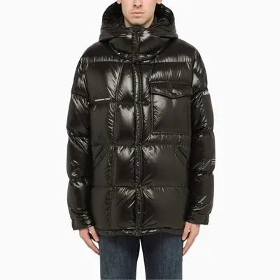 Moncler Genius Anthemium Black Quilted Nylon Down Jacket