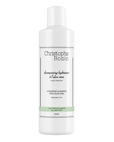 Christophe Robin 8.4 Oz. Hydrating Shampoo With Aloe Vera In Colorless