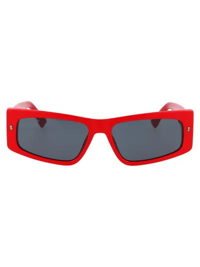 Dsquared2 Sunglasses In Red,grey