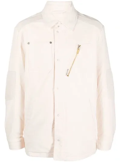 Objects Iv Life Pale Pink Cotton Shirt Jacket In Beige