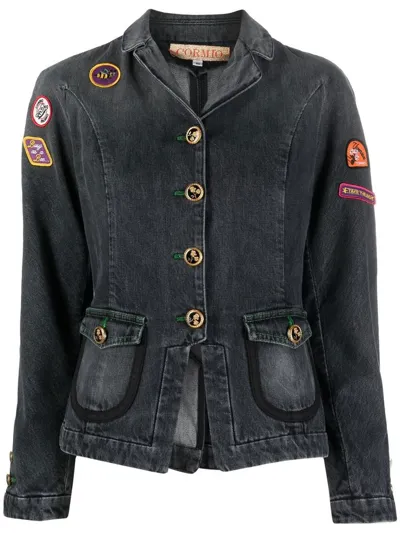 Cormio Cynthia Denim Jacket In Black