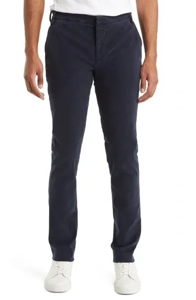 Frame Slim Fit Chinos In Navy