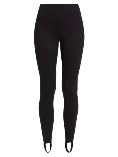 Terez Jet Black Tlc Stirrup Leggings