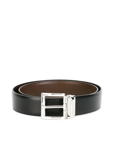 Prada Reversible Buckle Belt In Black