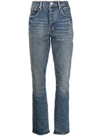 Purple Brand Slim-cut Leg Denim Jeans In Blue