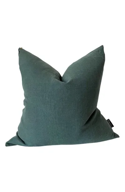 Modish Decor Pillows Linen Pillow Cover In Lagoon