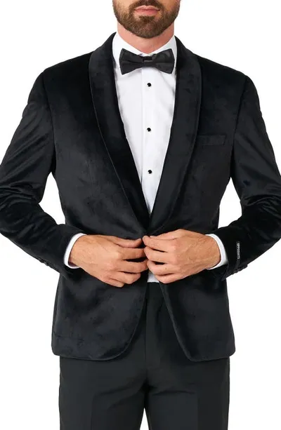 Opposuits Deluxe Black Velvet Dinner Jacket