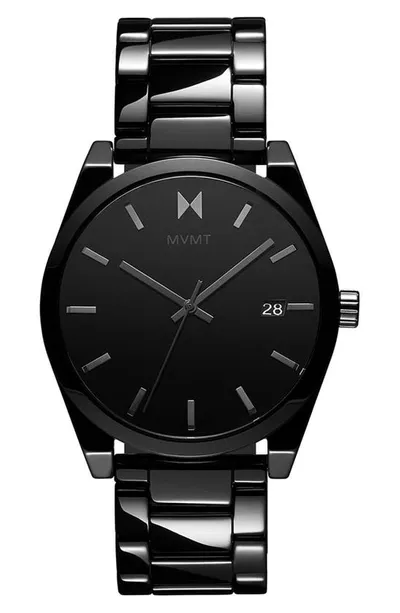 Mvmt Men's Element Ceramic Black Bracelet Watch, 43mm