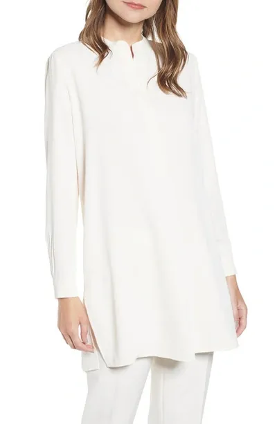 Anne Klein Popover Blouse In Anne White