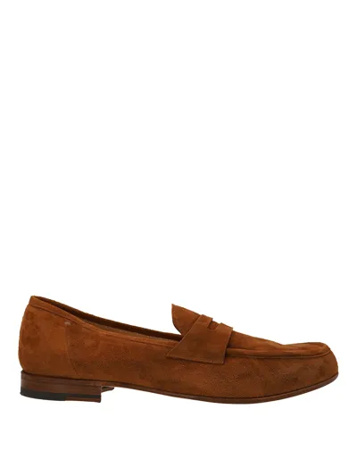 Lidfort 'velvet' Loafers In Marrón