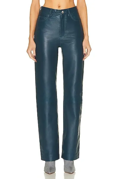 Remain High-waist Straight-leg Trousers In Green