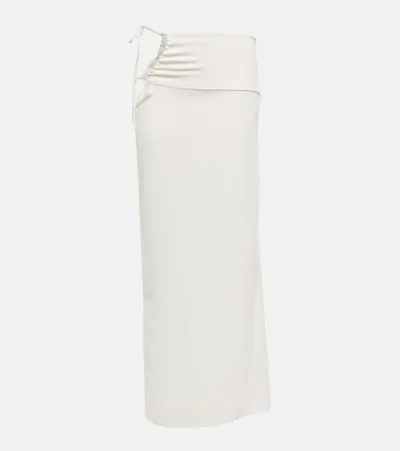 Christopher Esber White Bertoia Maxi Skirt