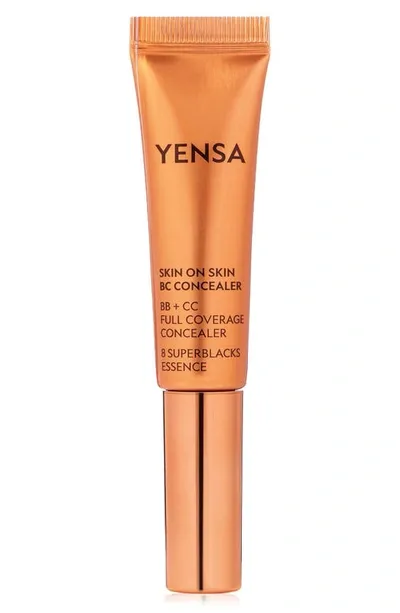 Yensa Skin On Skin Bb + Cc Full Coverage Hyaluronic Serum Concealer In Tan Warm