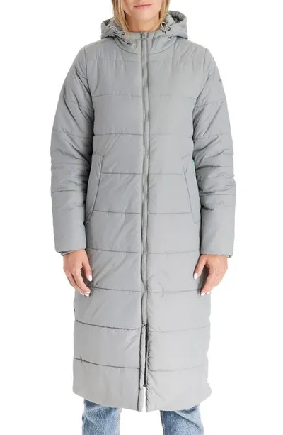 Modern Eternity Leia 3-in-1 Water Resistant Maternity/nursing Puffer Jacket With Removable Hood In Graphite