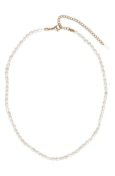 Saint Moran Freshwater Pearl Necklace In White