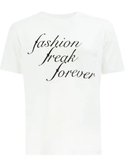 Takahiromiyashita The Soloist Fashion Freak Forever T-shirt In White