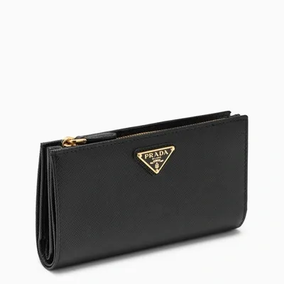 Prada Black Saffiano Leather Wallet