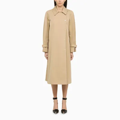 Burberry Beige Cotton Trench Coat