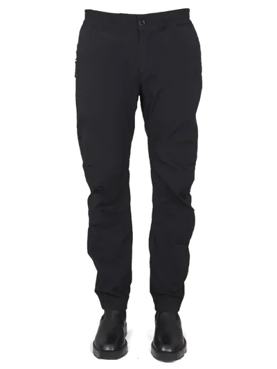 Ten C Pants With Elastic Waistband In Black