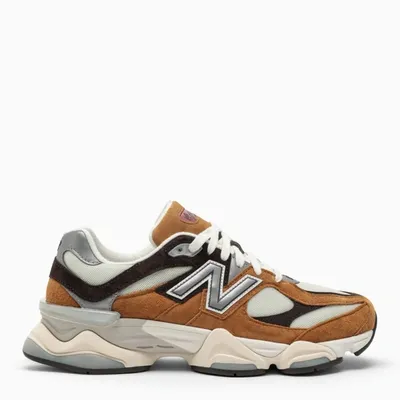 New Balance Leather/ice Trainer 9060 In Beige