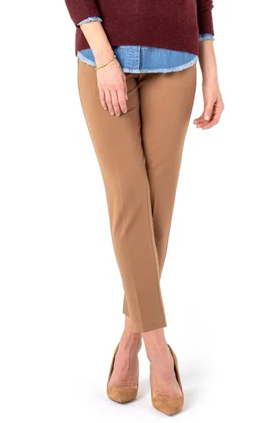 Liverpool Los Angeles Petites Kelsey Trousers In Maple