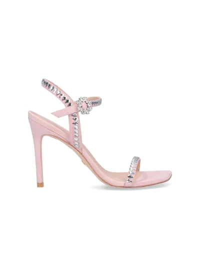 Stuart Weitzman Light Pink Gemcut 100 High Sandals