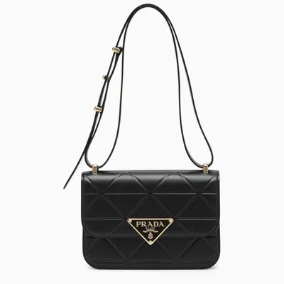 Prada Black Leather Shoulder Bag