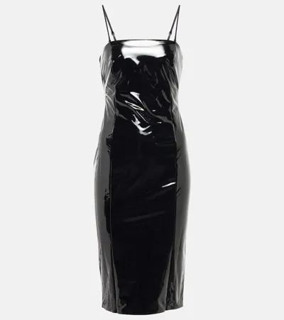 Wolford Laytex Fitted Mini Dress In Black