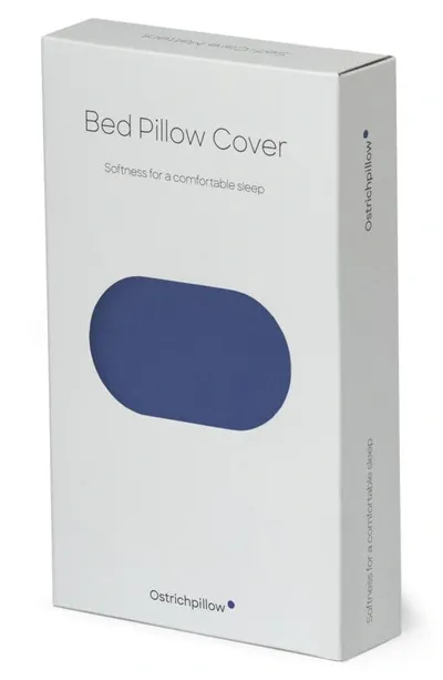 Ostrichpillow Bed Pillow Cover In Deep Blue