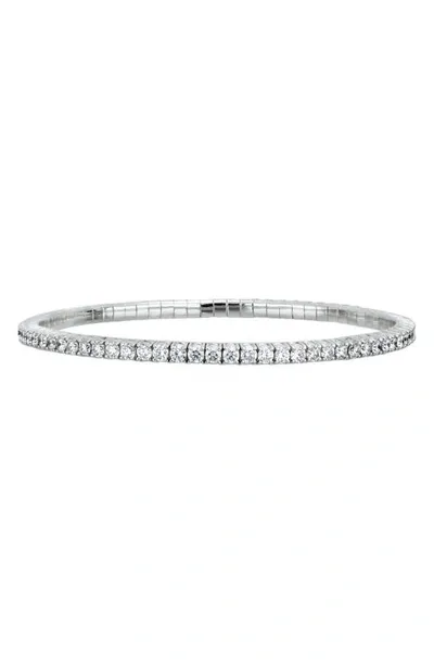 Bony Levy Diamond Stretch Tennis Bracelet In 18k White Gold