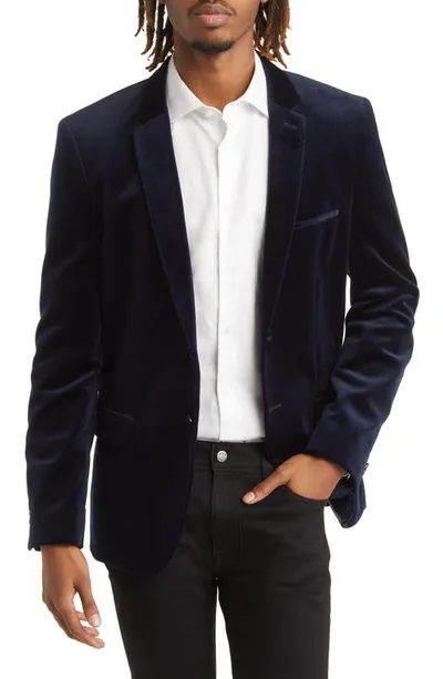 Hugo Boss Art Blazer In Dark Blue