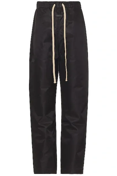 Fear Of God Drawstring Straight Leg Trousers In Black